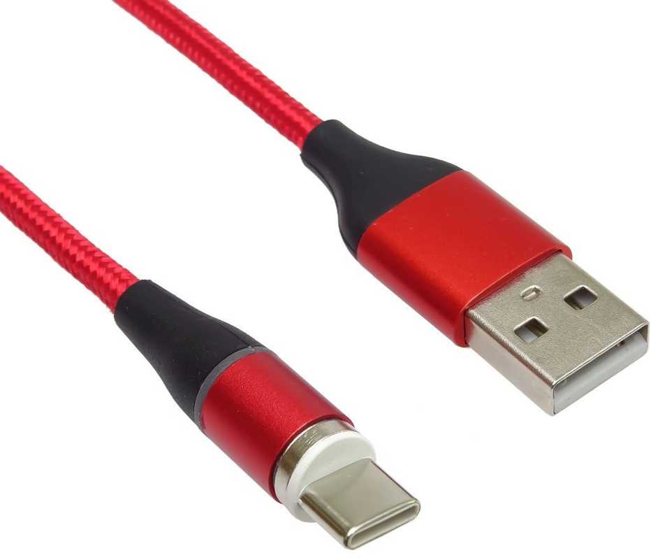 „PremiumCord“ magnetinis „micro USB“ ir USB-C įkrovimo ir duomenų perdavimo laidas, 1 m, mėlynas