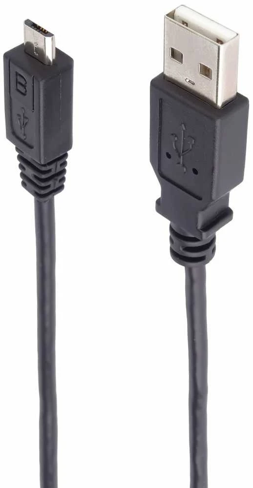 Kabelis USB PremiumCord USB-A - micro-B 0.5 m Juodas (ku2m02f)