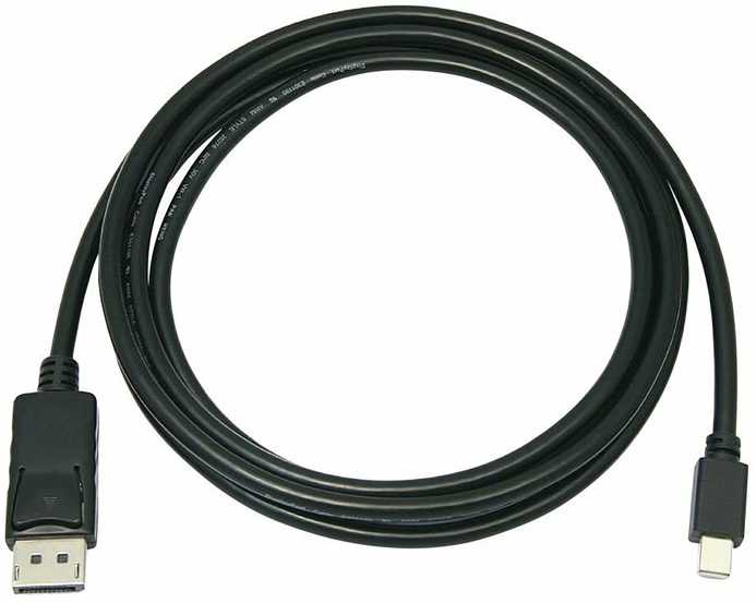 Kabelis PremiumCord DisplayPort Mini – DisplayPort 2m juodas (kport2-02)