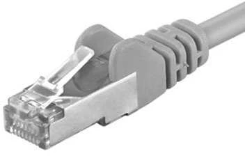 PremiumCord PREMIUMCORD Patch kabelis CAT6a S-FTP, RJ45-RJ45, AWG 26/7 20m pilka