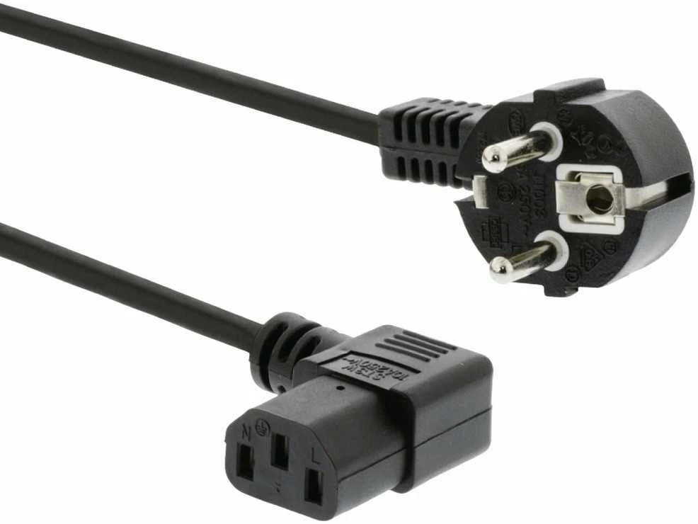 PremiumCord PREMIUMCORD maitinimo kabelis Napajecí kabelis 230V 3m uhlový 90 laipsnių