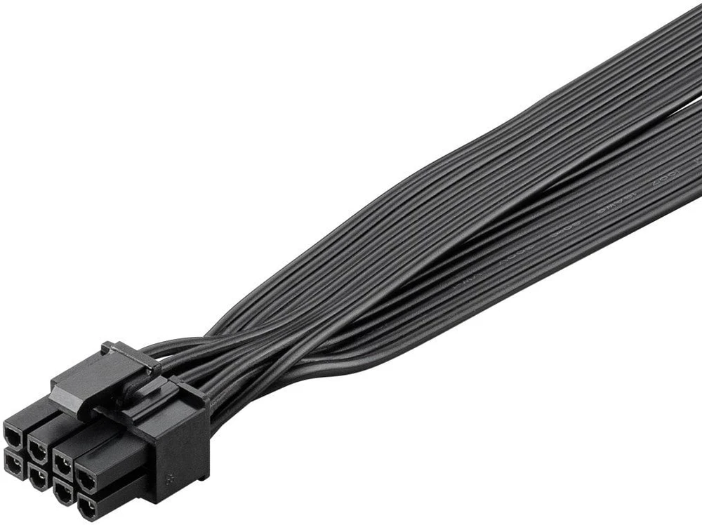 „Goobay“ maitinimo kabelis, 8 kontaktų kištukas į dvigubą 6+2 kištuką, skirtas PCIe, 0,23 m, ATX (8 kontaktų), ATX (6 x 2 kontaktų), kištukas, kištukas, tiesus