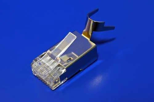 „PremiumCord“ RJ 45 ekranuota jungtis, Cat6, stiprus AWG23 laidas, sulankstytas