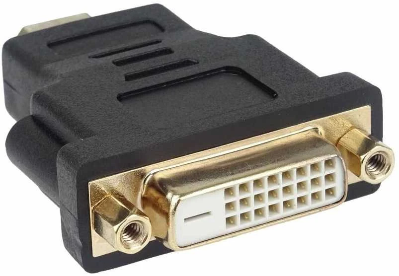 PremiumCord Adapteris HDMI A - DVI-D M/F, auksinis-plated connectors