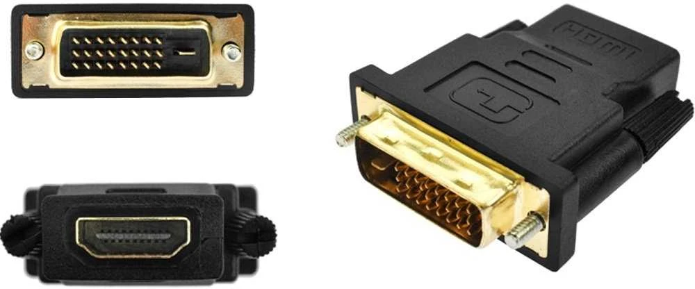 AV PremiumCord HDMI adapteris – DVI-D juodas