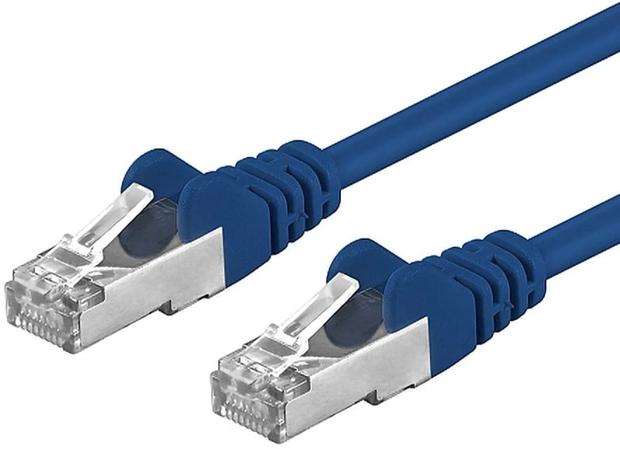 PremiumCord PREMIUMCORD Patch kabelis CAT6a S-FTP, RJ45-RJ45, AWG 26/7 3m mėlynas