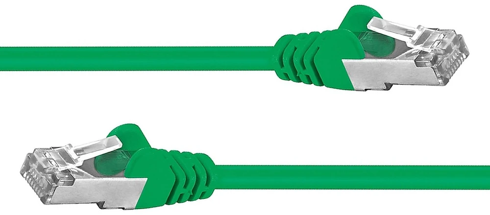 PREMIUMCORD Patch kabelis CAT6a S-FTP, RJ45-RJ45, AWG 26/7 3m žalia