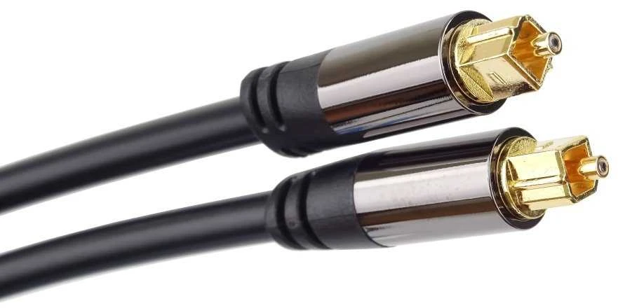 PremiumCord Kabelis Toslink M/M, OD: 6mm, Auksinis dizainas 5m