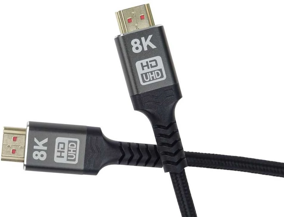 „PremiumCord ULTRA HDMI 2.1 High Speed + Ethernet“ kabelis, 8K@60Hz, paauksuotas, 5 m ilgio