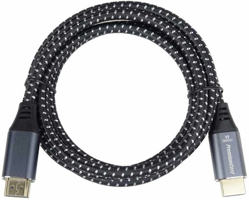 PremiumCord HDMI 2.1 pintas 10m laidas su metalinėmis jungtimis