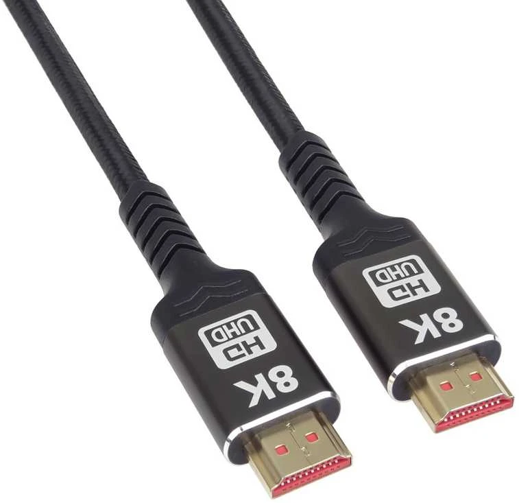 „PremiumCord ULTRA HDMI 2.1 High Speed + Ethernet“ kabelis, 8K@60Hz, paauksuotas, 5 m ilgio