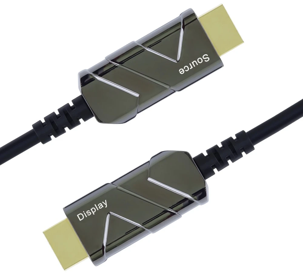 PremiumCord Ultra High Speed HDMI 2.1 Optical Fiber Cable 8K@60Hz, Gold-Plated, 3 m