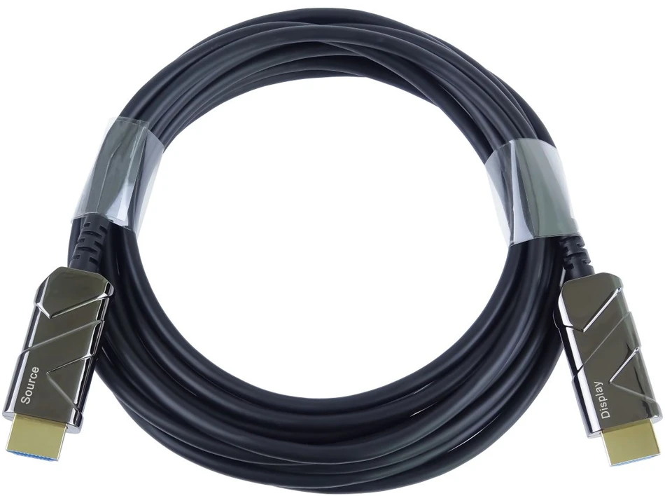 PremiumCord Ultra High Speed HDMI 2.1 Optical Fiber Cable 8K@60Hz, Gold-Plated, 3 m