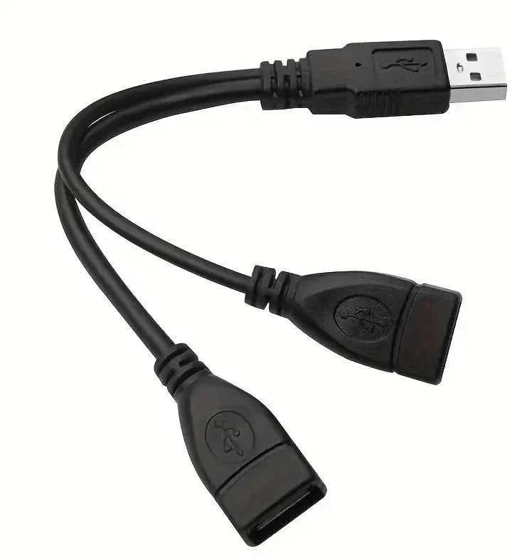 PREMIUMCORD USB 2.0 įkrovimo laidas, 15 cm, juodas
