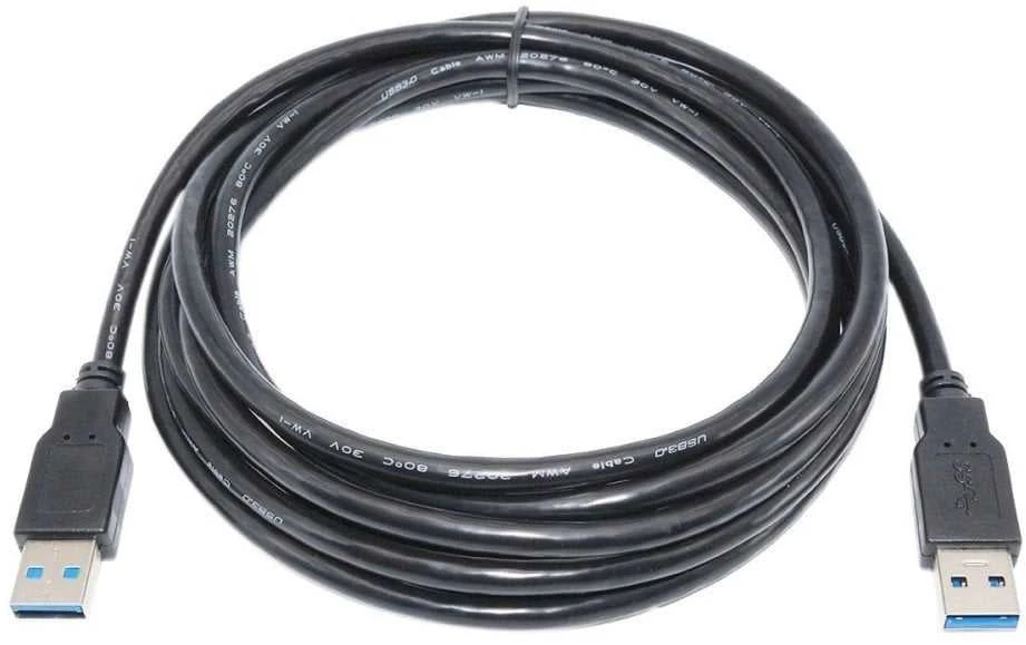 Kabelis USB PremiumCord USB-A - USB-A 2 m Juodas (ku3aa2bk)