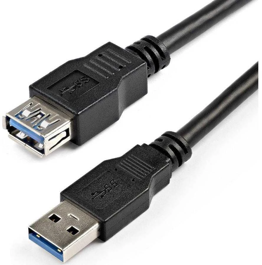 PremiumCord USB-A – USB-A USB laidas 2 m juodas (ku3paa2bk)