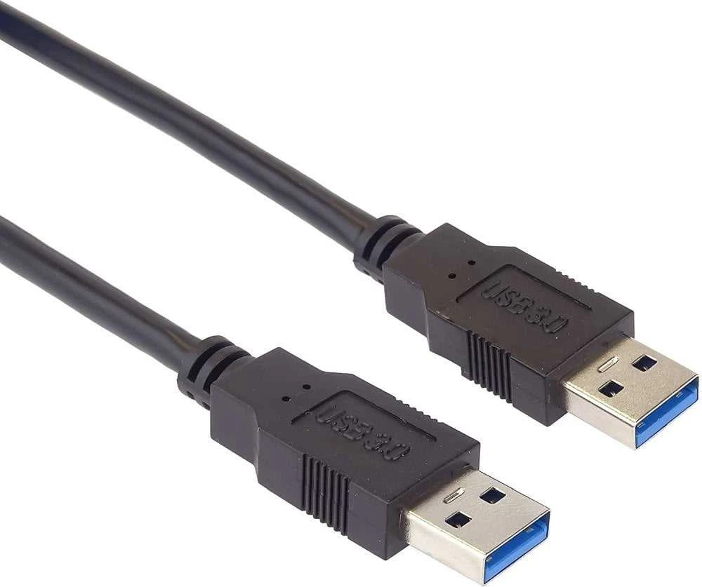 Kabelis USB PremiumCord USB-A - USB-A 2 m Juodas (ku3aa2bk)