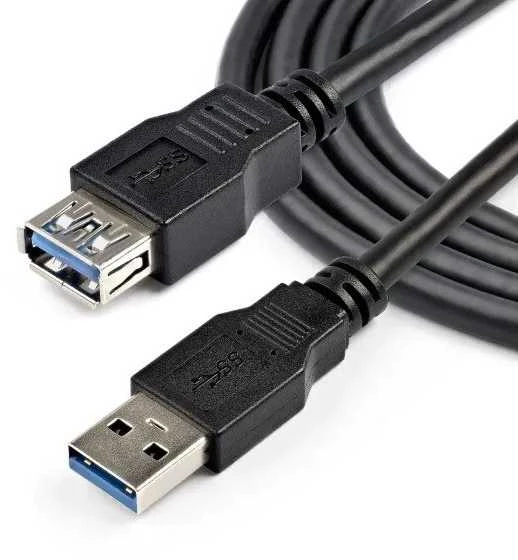 PremiumCord USB-A – USB-A USB laidas 2 m juodas (ku3paa2bk)