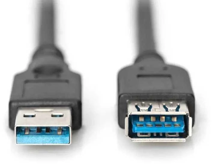 „PremiumCord“ USB 3.0 itin greitas 5 Gbps A-A prailginimo kabelis, MF, 9 kontaktų, 5 m