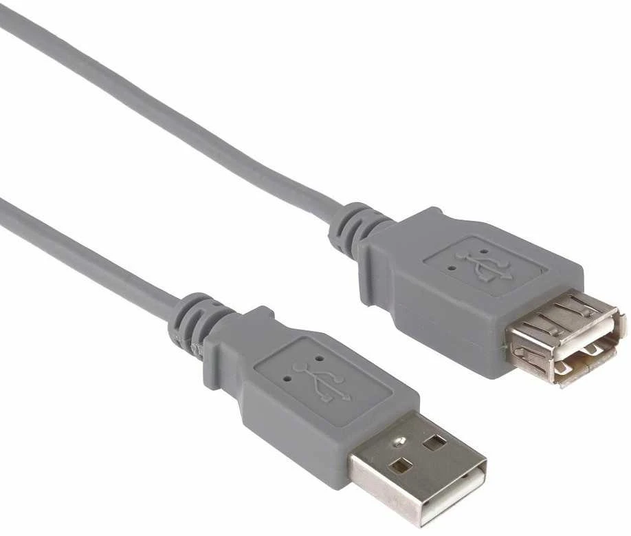 USB kabelis Goobay USB-A - USB-A 0,3 m Baltas (68716)