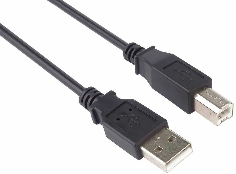 Kabelis USB PremiumCord USB-A - USB-B 3 m Juodas (ku2ab3bk)
