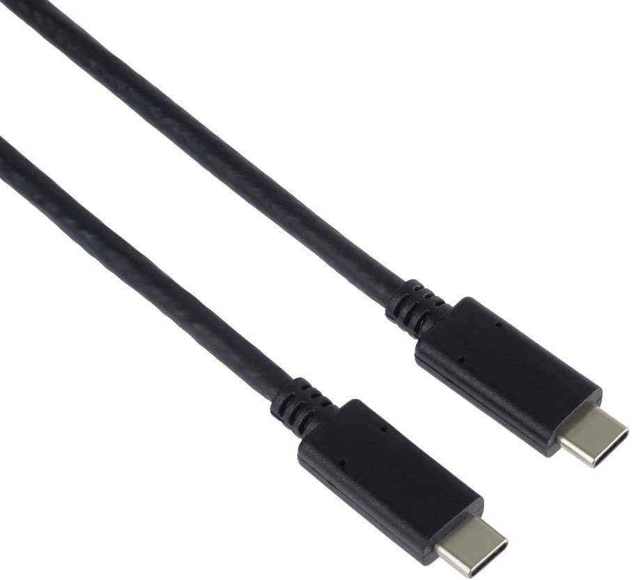 Kabelis USB PremiumCord USB-C - USB-C 0.5 m Juodas (ku31ch05bk)