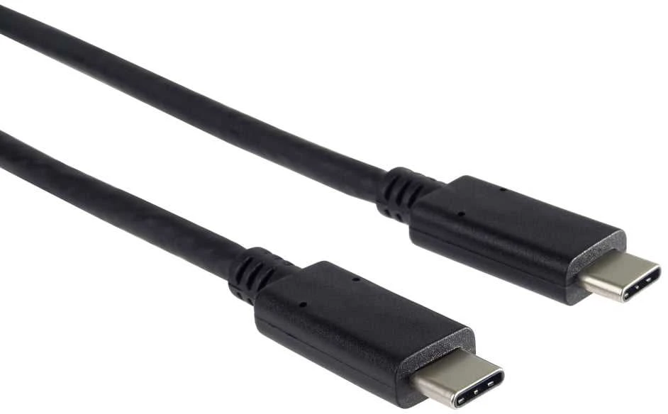 Kabelis USB PremiumCord USB-C - USB-C 0.5 m Juodas (ku31ch05bk)