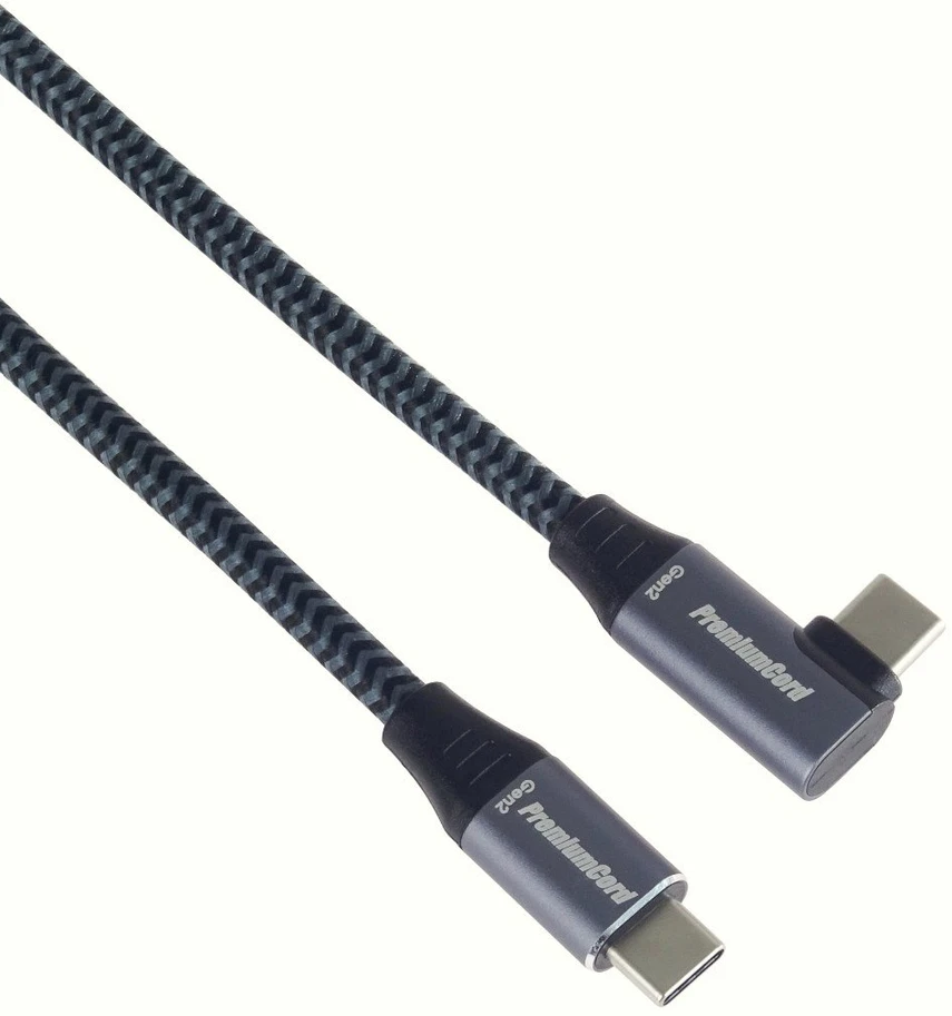 Kabelis USB PremiumCord USB-C - USB-C 3 m Pilka (ku31cu3)