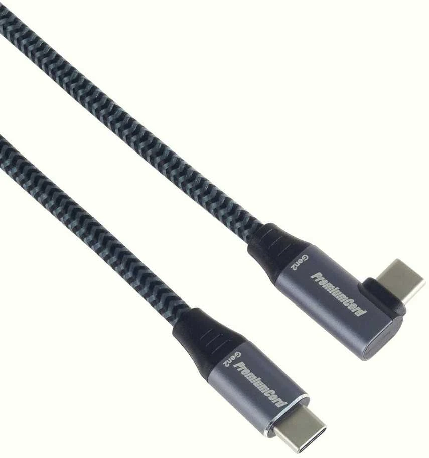 Kabelis USB PremiumCord USB-C - USB-C 1 m raudona-mėlyna (ku31cu1)