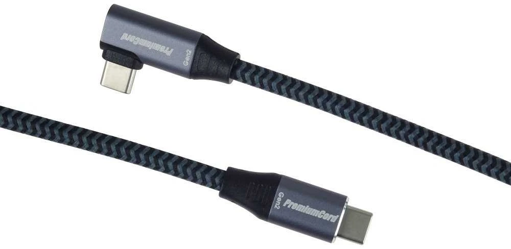 Kabelis USB PremiumCord USB-C - USB-C 1 m raudona-mėlyna (ku31cu1)