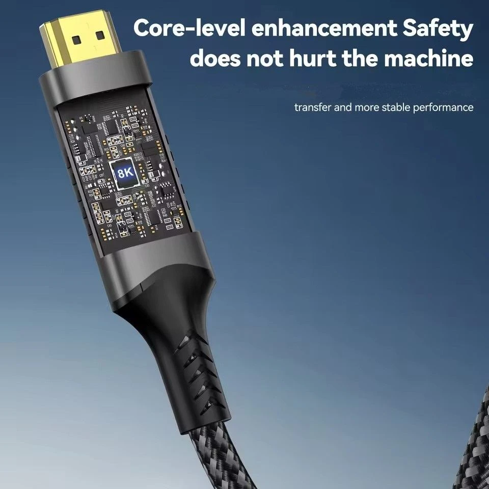 USB kabelis PremiumCord USB-C į HDMI kabelis 2m Vaizdo raiška 8K@60Hz, 4K@144Hz Aliuminis