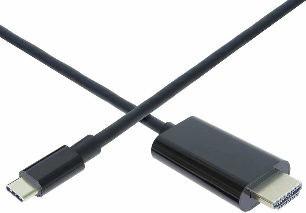 „PremiumCord“ kabelis iš USB-C į HDMI 2 m raiška 4K*2K@60Hz FULL HD 1080p