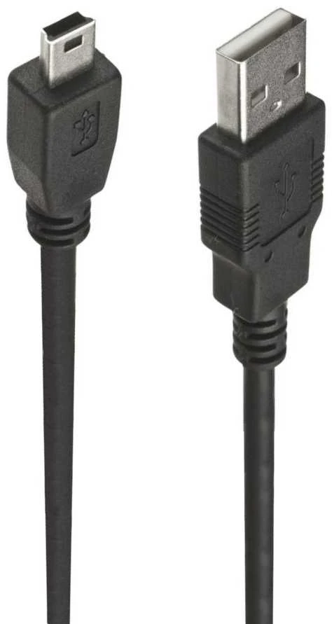 Kabelis USB PremiumCord USB-A - miniUSB 3 m Permatomas (ku2m3a)