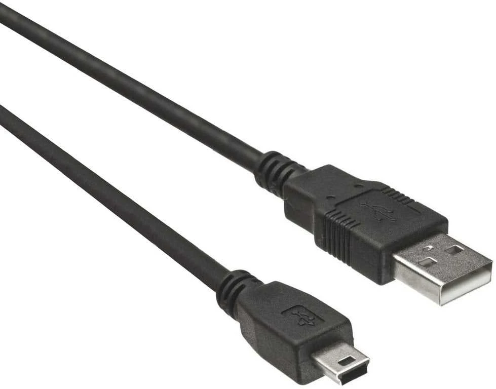 Kabelis USB PremiumCord USB-A - miniUSB 3 m Permatomas (ku2m3a)