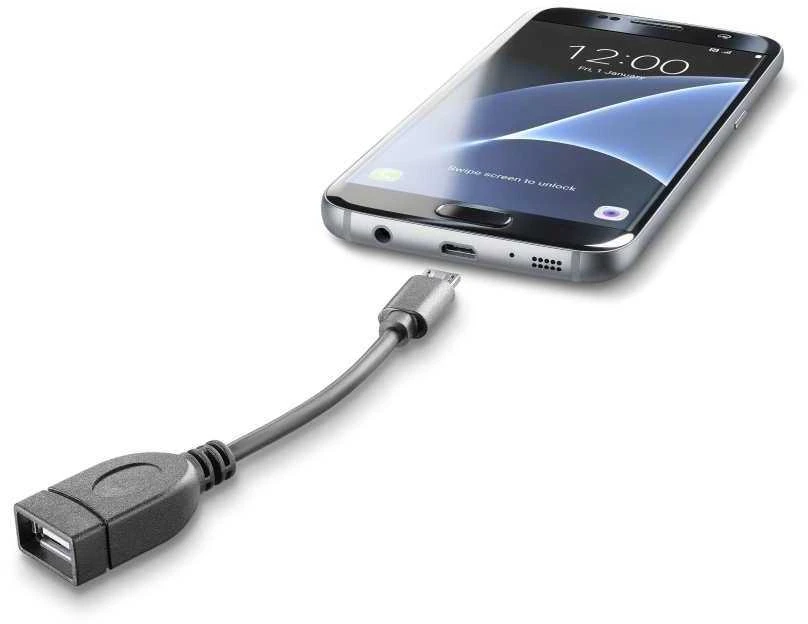 USB adapteris PremiumCord microUSB - USB Juodas (kur- 14)