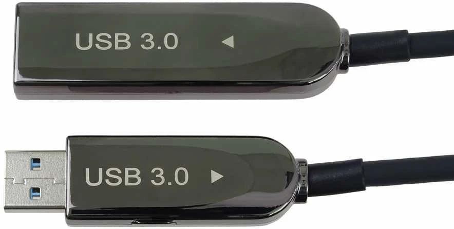 PREMIUMCORD kabelis USB3.0 + 2.0 prailginimo optinis AOC kabelis A/Male - A/Moteris 15m