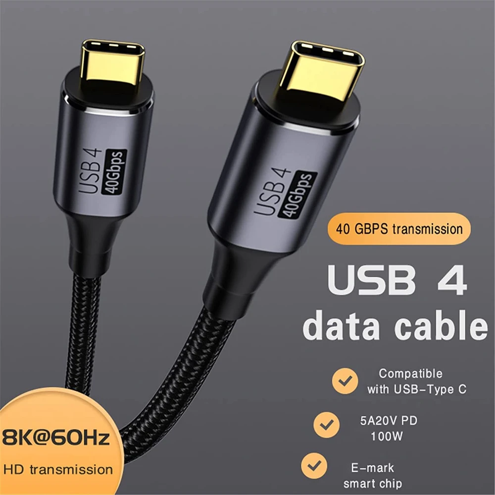 Kabelis USB PremiumCord USB-C - USB-C 1.2 m Juodas (ku4cr12)