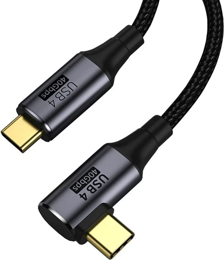 PREMIUMCORD Kabelis USB4™ Gen 3x2 40Gbps 8K@60Hz 240W Thunderbolt 3 kabelis 0,3m