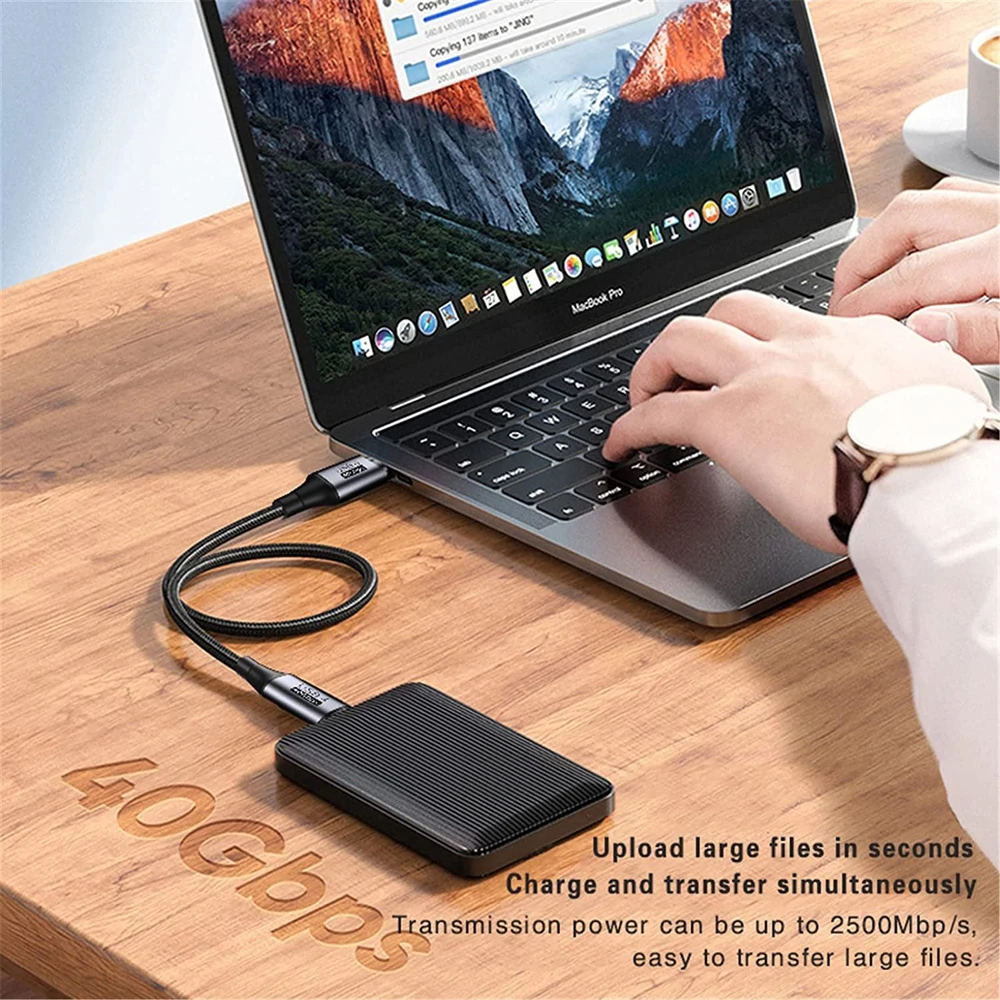 Kabelis USB PremiumCord USB-C - USB-C 0.3 m Juodas (ku4cr03)