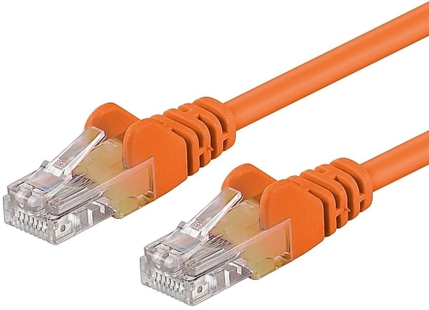PremiumCord Patch kabelis UTP RJ45-RJ45 CAT6 10m oranžinis