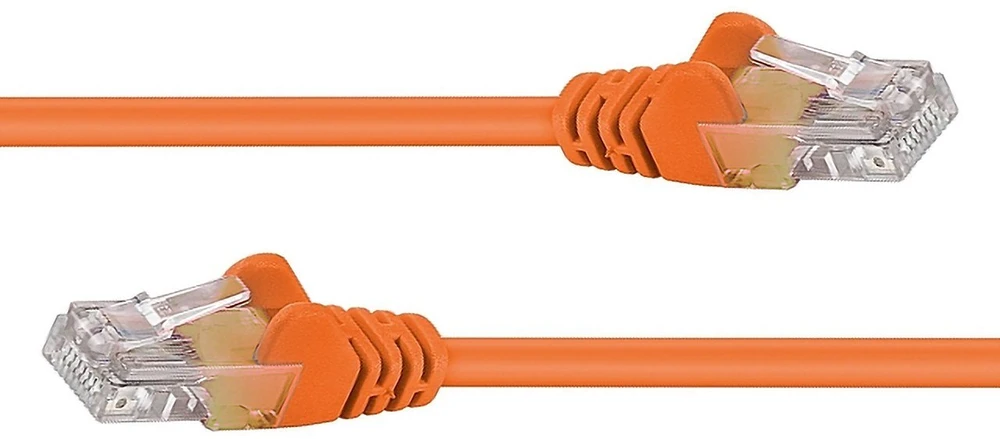 PremiumCord Patch kabelis UTP RJ45-RJ45 CAT6 10m oranžinis