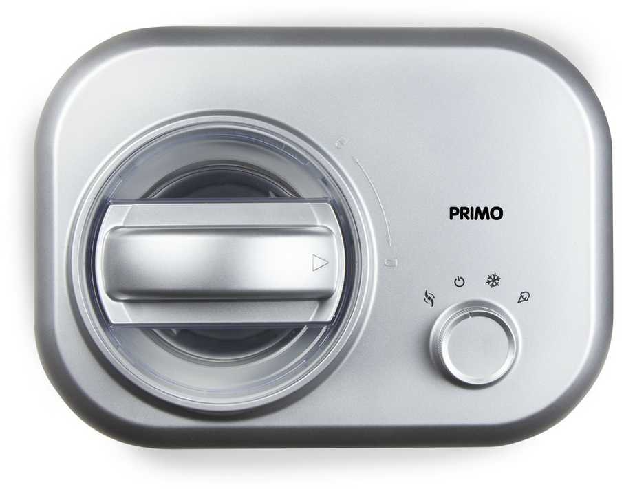 PRIMO PR406IM ledų gaminimo aparatas su kompresoriumi, sidabrinis