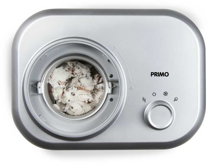 PRIMO PR406IM ledų gaminimo aparatas su kompresoriumi, sidabrinis