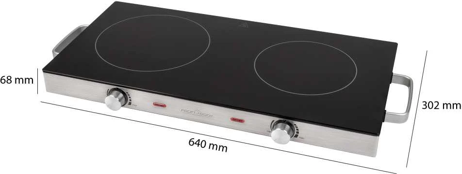 Profi Cook Proficook elektrinė viryklė PC-DKP 1211 2 degiklių 2800W