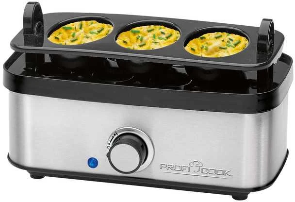 Boman ProfiCook PC-EK 1275 8 egg(s) 400 W Juodas, Nerūdijantis plienas