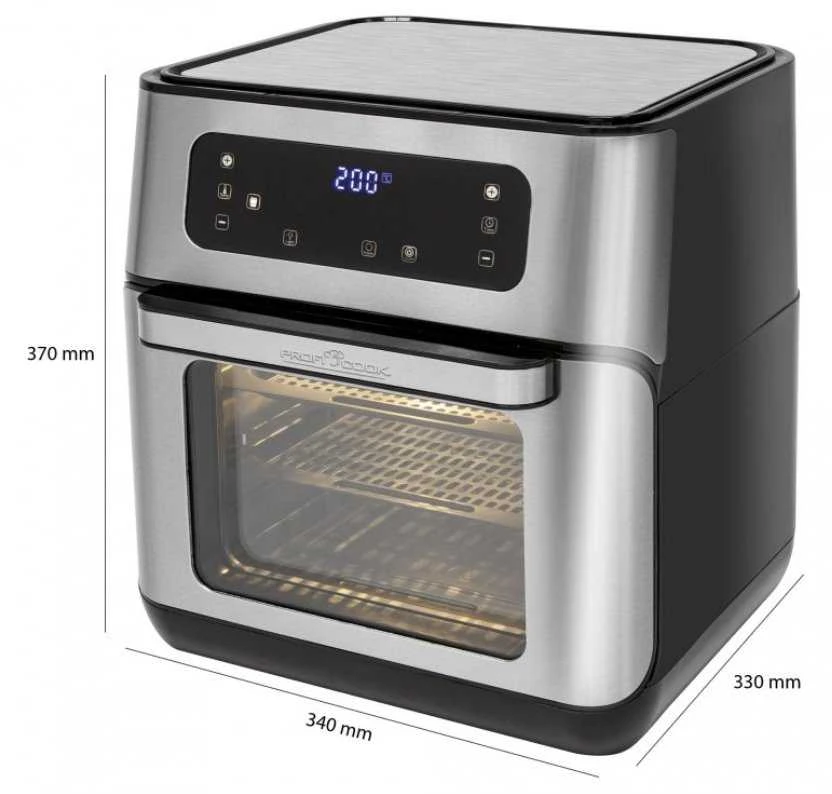 Profi Cook Mažo riebumo karšto oro gruzdintuvė ProfiCook PC-FR 1200 H