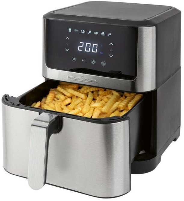 Gruzdintuvė Profi Cook ProfiCook PC-FR 1269 H fryer Single 8 L Stand-alone 1800 W Hot air fryer Juodas, Nerūdijantis plienas
