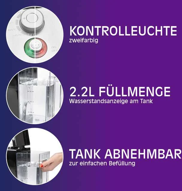 Virdulys Profi Cook karšto vandens dozatorius 2,2 l, 2600 W, PC-HWS1168
