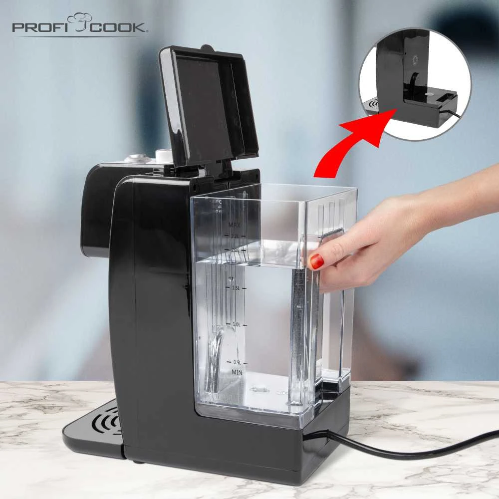 Virdulys Profi Cook karšto vandens dozatorius 2,2 l, 2600 W, PC-HWS1168
