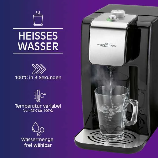 Virdulys Profi Cook karšto vandens dozatorius 2,2 l, 2600 W, PC-HWS1168